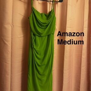 Amazon Vibrant Green Midi Dress